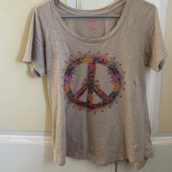 NATURAL LIFE Cream Graphic Short Sleeve Tee - Picture 7 of 11